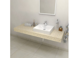 Sapho TAILOR rockstone deska 150x50 cm, provedení límce C TR150C