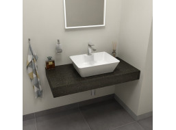 Sapho TAILOR rockstone deska 70x50 cm, provedení límce L TR070L