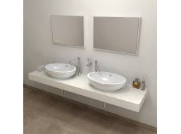 Sapho TAILOR rockstone deska 200x50 cm, provedení límce C TR200C
