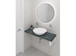 Sapho AVICE deska 80x36cm, aquamarine AV0866