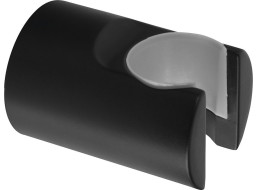 Sapho Držák sprchy kulatý, pevný, černá mat SD715