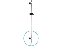 Sapho Sprchová tyč s vývodem vody, posuvný držák, 720mm, chrom 1202-08