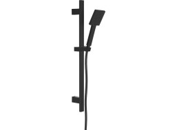 Sapho Sprchová souprava hranatá, posuvný držák 700mm, černá mat SC615