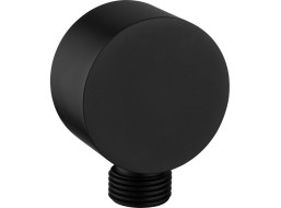 Aqualine Vývod sprchy, průměr 50mm, černá mat SC371B