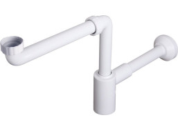 Bruckner CRONO umyvadlový sifon šetřící místo, 5/4", odpad 32mm, bílá 151.124.0
