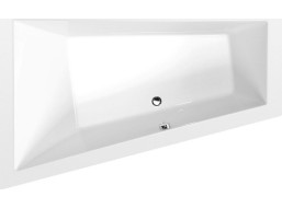 Polysan TRIANGL L asymetrická vana 180x120x50cm, bílá 19611