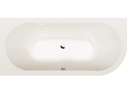 Polysan VIVA L asymetrická vana 175x80x47cm, ivory 70119.40
