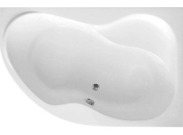 Aqualine CIDLINA 160 vana 160x105x45cm bez nožiček, pravá, bílá G3614