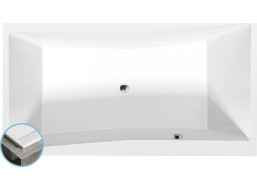 Polysan QUEST SLIM obdélníková vana 180x100x49cm, bílá 78511S