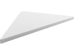 Sapho ABELINE rohová police rockstone 200x200mm, bílá mat AE200-0101