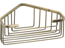 Gedy SMART rohová police do sprchy, 200x80x151mm, bronz 2483-44