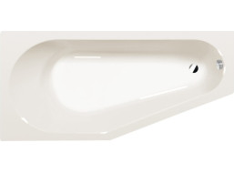 Polysan TIGRA L asymetrická vana 170x80x46cm, ivory 90111.40