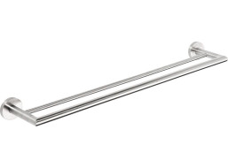 Sapho X-STEEL dvojitý držák ručníků 600x125mm, nerez mat XS403