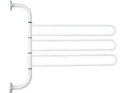 Aqualine WHITE LINE otočný trojsušák, bílá 8002