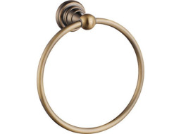 Sapho DIAMOND držák ručníků kruh, bronz 1318-06