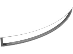 GSI NORM čelní držák ručníků 100cm, pro umyvadlo 8643111, chrom PANMA100