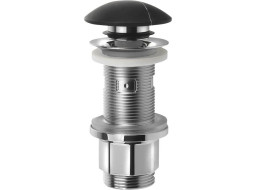 Sapho BLOK umyvadlová výpust 5/4“, click-clack, zátka černý marquin, mat 2401-931