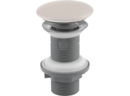 Isvea Umyvadlová výpust 5/4“, click-clack, keramická zátka, tl.20-70mm, ivory 38TP0165I