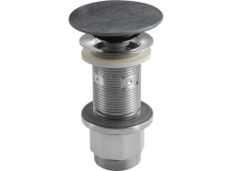 Sapho Umyvadlová výpust 5/4“, click-clack, betonová zátka, stříbrná FG919