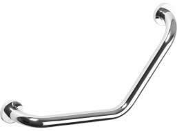 Sapho X-ROUND E madlo lomené 405mm, chrom XR502