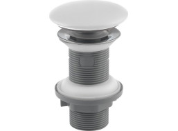 Isvea Umyvadlová výpust 5/4“, click-clack, keramická zátka, tl.20-70mm, bílá mat 38TP0166I