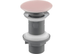 Isvea Umyvadlová výpust 5/4“, click-clack, keramická zátka, tl.20-70mm, matná růžová Salmon 38TP0167I