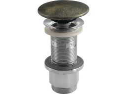 Sapho Umyvadlová výpust 5/4“, click-clack, betonová zátka, zlato FG918