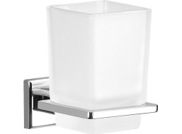 Gedy COLORADO sklenka, mléčné sklo, chrom 6910