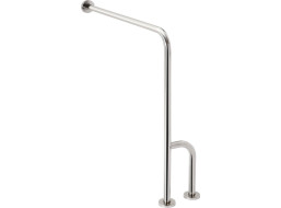 Sapho HANDICAP opěrné madlo PRAVÉ 800x850mm, nerez lesk XH528
