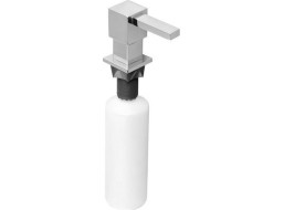 Sapho Zápustný dávkovač mýdla, hranatý, chrom SP011