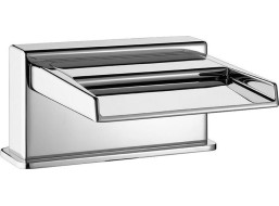 Sapho Výtoková hubice otevřená na okraj vany, šířka 145mm, kaskáda, chrom 5107