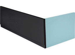Polysan COUVERT panel čelní 180x52cm, černá mat, levý 72857.21
