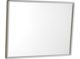 Aqualine Zrcadlo v plastovém rámu 40x30cm, bílá 22436
