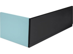 Polysan PLAIN panel čelní 180x59cm, černá mat, pravý 72804.21