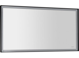 Sapho SORT zrcadlo s LED osvětlením 120x70cm, černá mat ST120