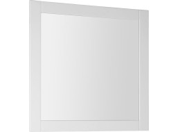 Aqualine FAVOLO zrcadlo v rámu 80x80cm, bílá mat FV080