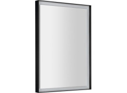 Sapho SORT zrcadlo s LED osvětlením 47x70cm, černá mat ST047