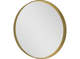 Sapho NOTION kulaté zrcadlo v rámu ø 70cm, zlato mat NT700G