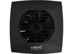Cata UC-10 T koupelnový ventilátor axiální s časovačem, 8W, potrubí 100mm, černá 01202100