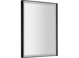 Sapho SORT zrcadlo s LED osvětlením 60x80cm, senzor, 2700-6500K, černá mat ST080S