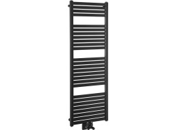 Aqualine TONDI otopné těleso rovné 450x1330 mm, středové připojení, černá mat DT476T