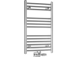 Aqualine ALYA otopné těleso rovné 500x803mm, středové připojení, chrom LLS301