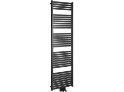 Aqualine TONDI otopné těleso rovné 450x1690 mm, středové připojení, černá mat DT446T