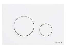 SCHWAB SCHWAB VELA ovládací tlačítko, 247x165 mm, bílá mat P47-0131-0400