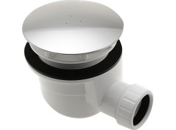 Gelco GELCO vaničkový sifon, průměr otvoru 90mm, DN40, krytka nerez lesk PB90