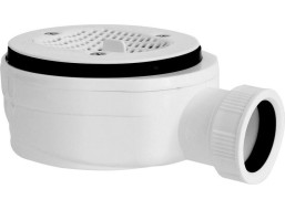 Gelco GELCO vaničkový sifon, prům. otv. 90mm, DN40, extra nízký, pro vaničky s krytem GE90EXN MINUS