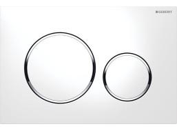 Geberit GEBERIT SIGMA20 ovládací tlačítko, bílá lesk/chrom 115.882.KJ.1