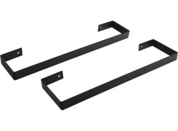 Sapho ENIS držáky ručníků 620x40 mm, 2ks, černá mat IRPA32B