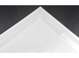 Polysan Krycí lišta pro vany a vaničky, 1200x1000mm, 2x roh, 2x zakončení, bílá 91021