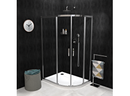 Gelco SIGMA SIMPLY čtvrtkruhová sprchová zástěna 1200x900 mm, R550, L/R, čiré sklo GS1290
